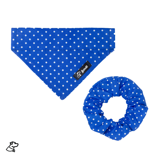 Set Dots (bandana + scrunchie)