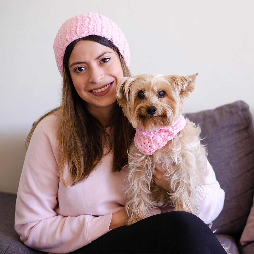 Gorrito para humano tejido